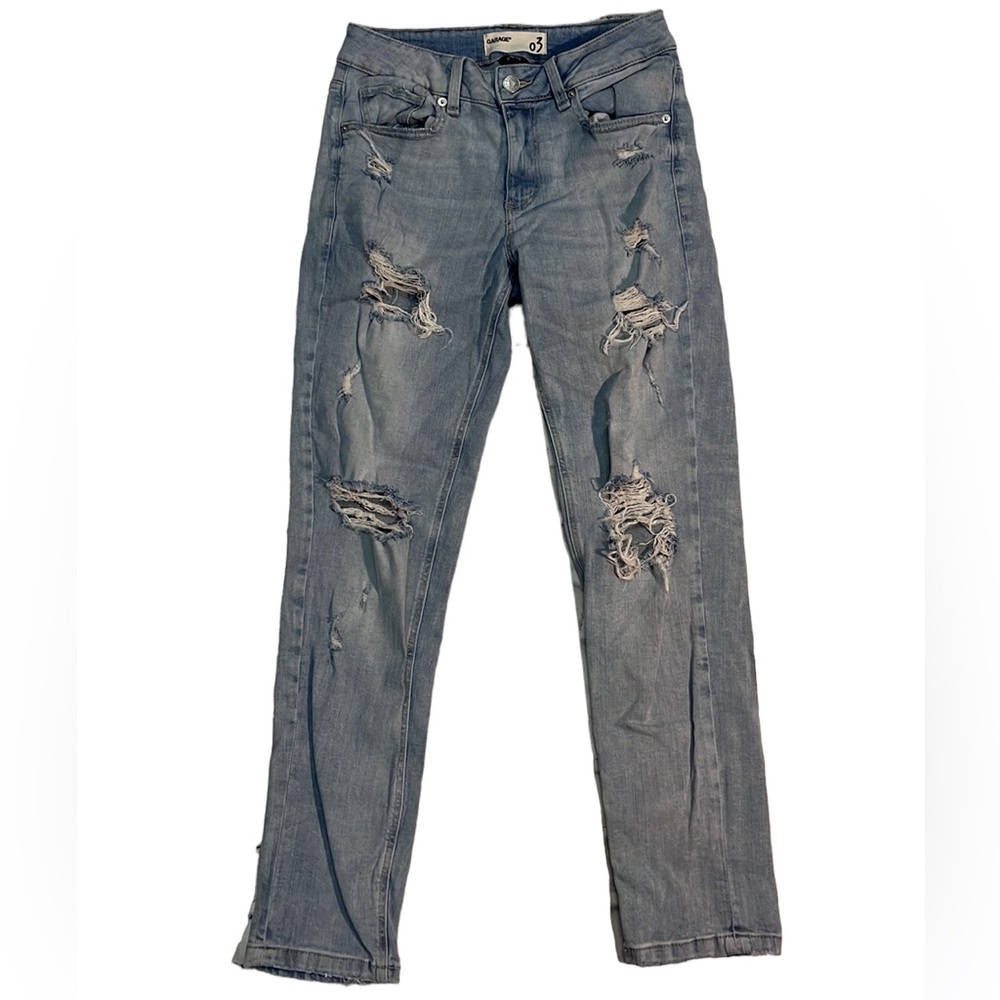 Garage Distressed Stretch Jeans (Size 3)
